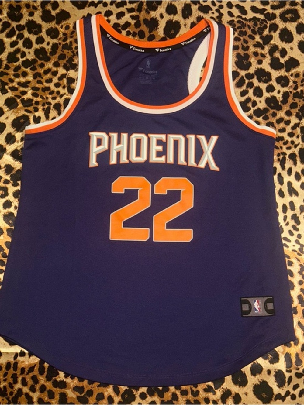 NBA Phoenix Suns Fanatics No. 22 Deandre Ayton Women’s Tank Top Jersey